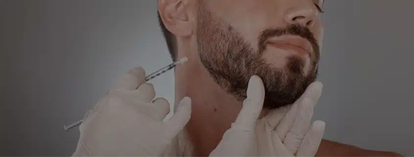 Injectables for beard hair maintenance